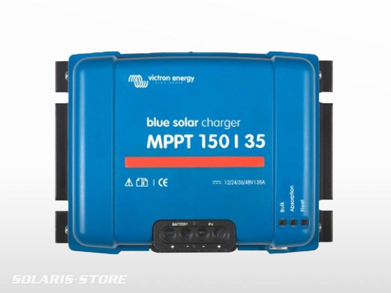 Régulateur Solaire Smartsolar MPPT LED 150/60 - (12/24/48V-60A) MC4 -  Swiss-Victron