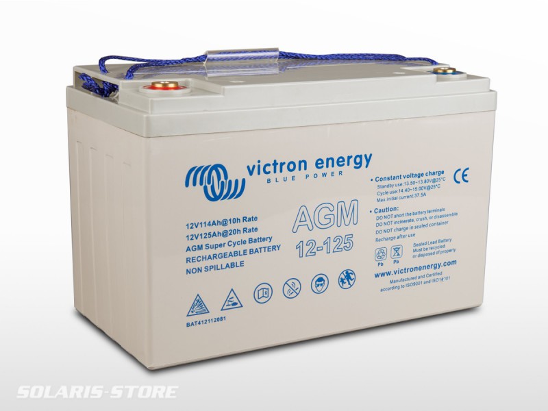 12V/220Ah Batterie AGM à décharge lente (M8) Victron