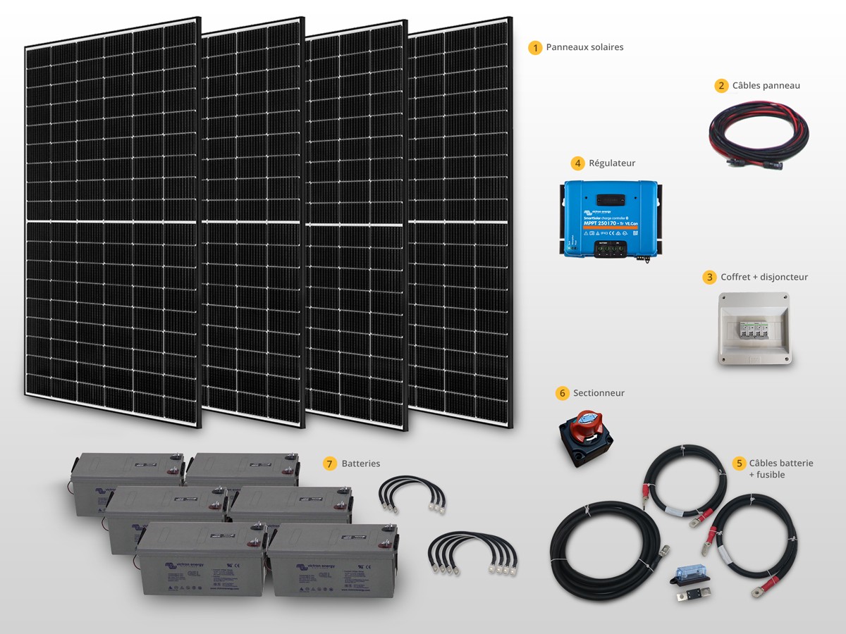 Câble solaire 6mm² 10M branchement panneau solaire au régulateur.