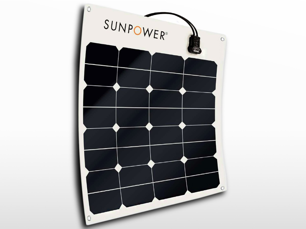 Panneau solaire flexible SUNPOWER back-contact 50W