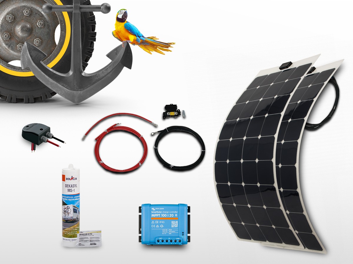 Kit d'autonomie de l'énergie Solaire pour Sites isolés, avec Panneau  Solaire 100w, Batterie Solaire 100ah et Contrôleur de Charge 20A