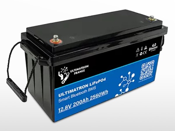 Batterie lithium ULTIMATRON LiFePO4 Smart BMS 12V / 200Ah | 2.56kWh