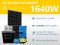 Kit solaire autonome 1640W - Lithium 200Ah - Multiplus GX 3000VA | 10kWh