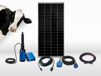 Kit pompe solaire immergée pour abreuvoir LORENTZ 