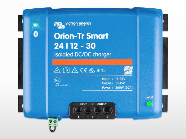 Chargeur DC VICTRON Orion-Tr Smart isolé 24/12 - 30A | 24 / 12V - 360W