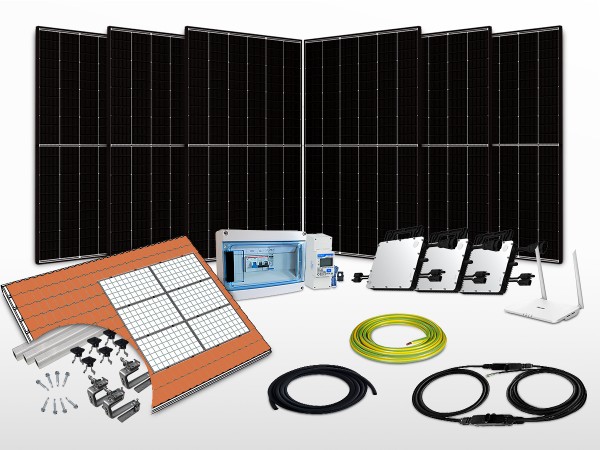 Kit solaire autoconsommation HOYMILES/Trina monophasé 3L2C | 3kW