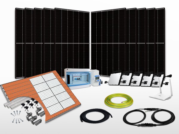 Kit solaire autoconsommation Hoymiles/Trina monophasé 5kW | Paysage 5L2C