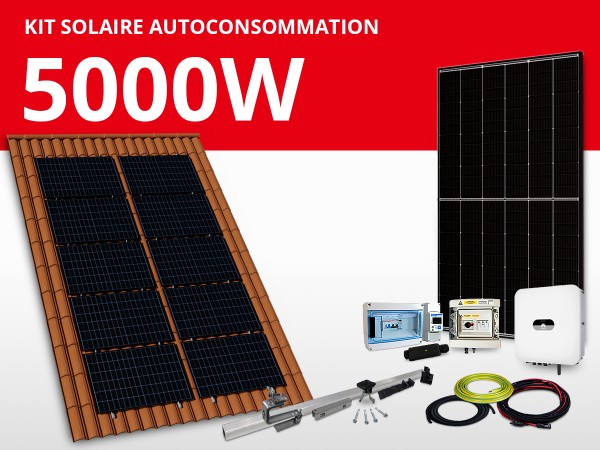 Kit solaire autoconsommation Huawei/Trina monophasé 5kW | Paysage 5L2C