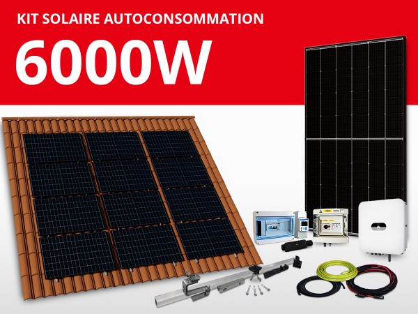 Kit solaire autoconsommation Huawei/Trina monophasé 6kW | Paysage 4L3C