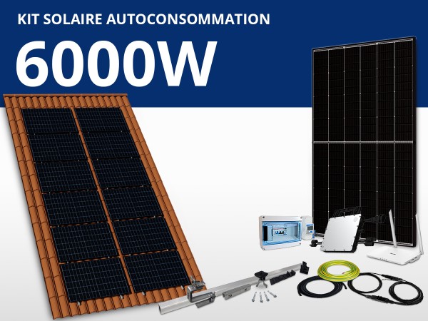 Kit solaire autoconsommation Hoymiles/Trina monophasé 6kW | Paysage 6L2C