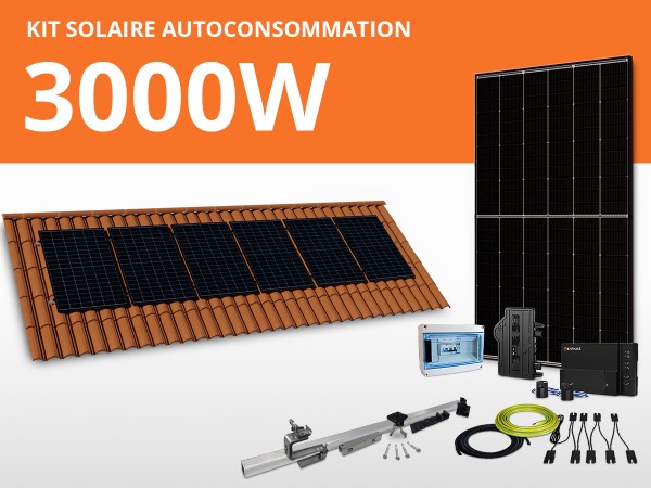 Kit solaire autoconsommation Enphase/Trina monophasé 3kW | Portrait 1L6C