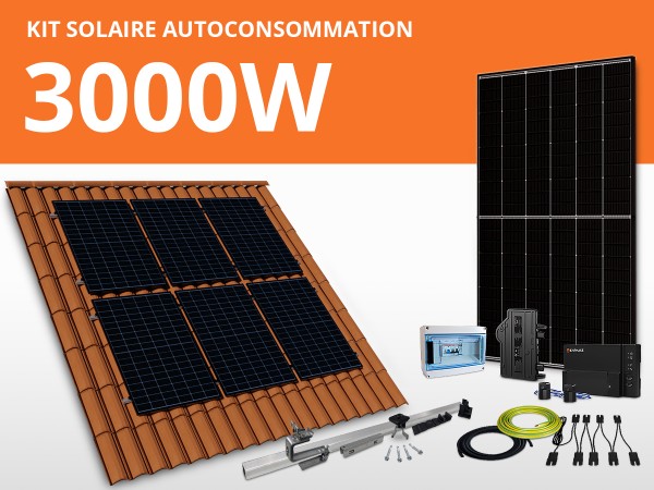 Kit solaire autoconsommation Enphase/Trina monophasé 3kW | Portrait 2L3C