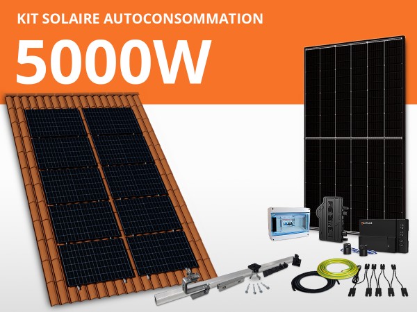 Kit solaire autoconsommation Enphase/Trina monophasé 5kW | Paysage 5L2C