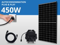 Panneau solaire autoconsommation Plug and Play 450 | 450W