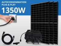 Panneaux solaires autoconsommation Plug and Play 1350 