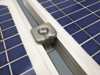 Extension Toiture BAC ACIER pour 1 panneau solaire PORTRAIT | Cadre 30-50mm
