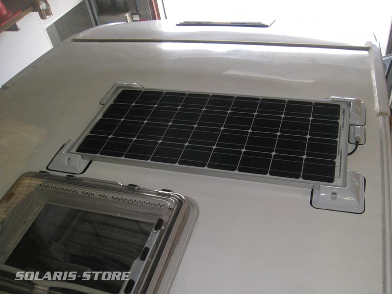 Kit panneau solaire pour camping-car, van, fourgon 12/24V