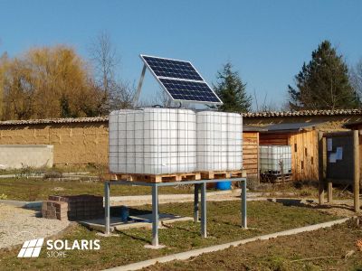 Pompe solaire immergée pour l’arrosage d’un potager collectif