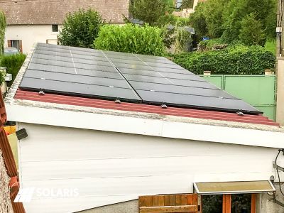 Maison avec système solaire en autoconsommation Fronius/Victron et stockage lithium Pylontech