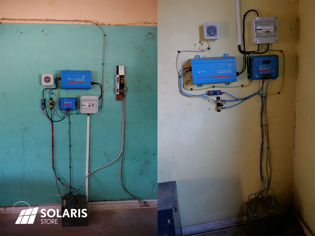 Installation électrique des 2 écoles au Sénégal