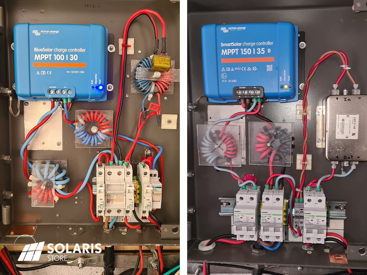 Color Control GX pour le suivi de la péniche solaire