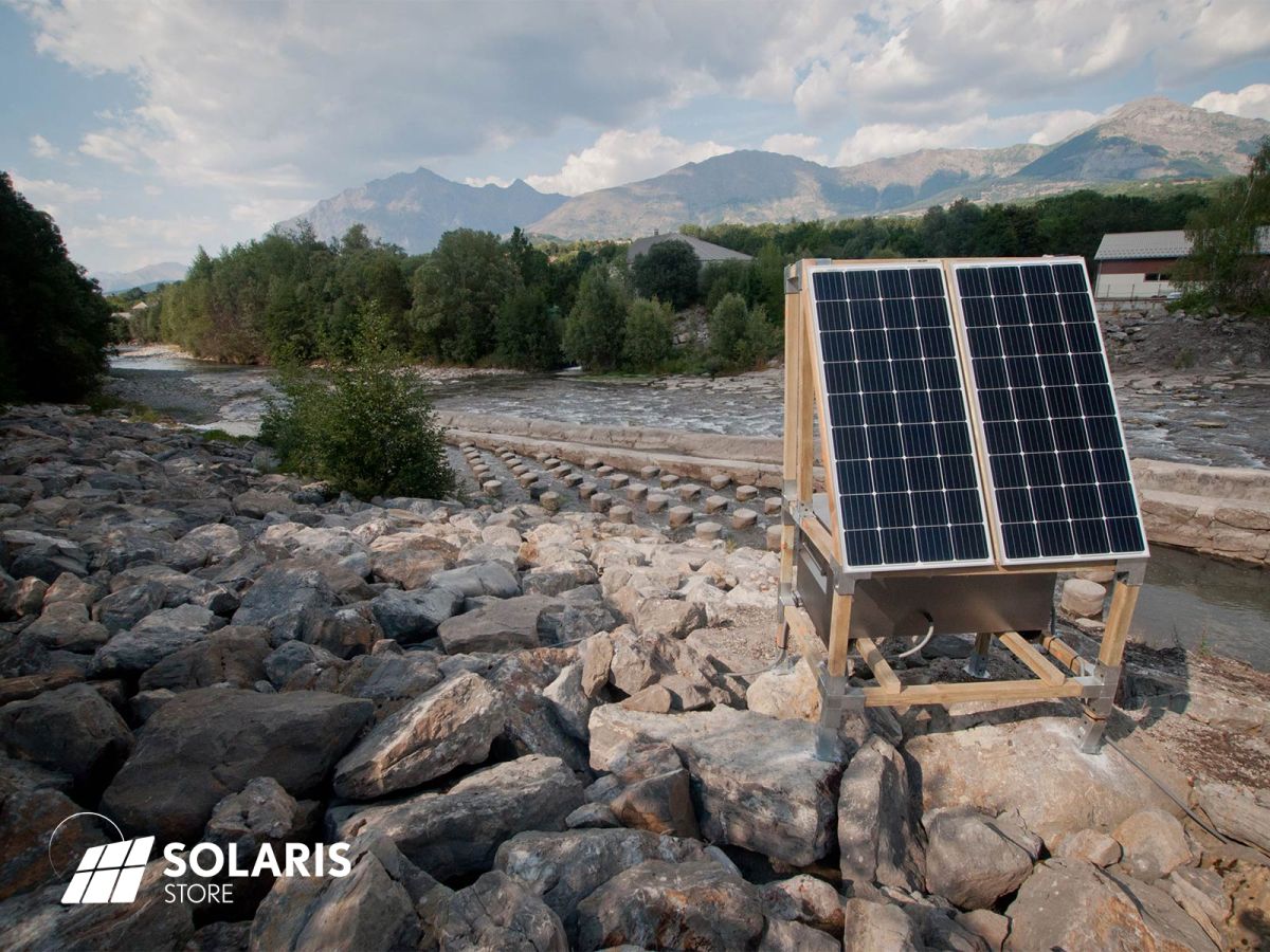 Une installation solaire autonome pour le comptage des poissons